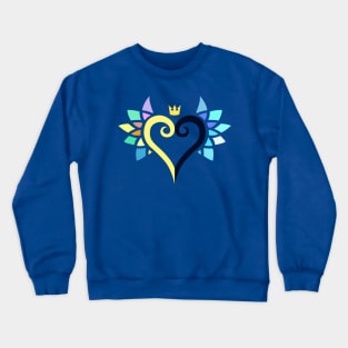 Kingdom Hearts Sora and Riku Connected Heart Crewneck Sweatshirt